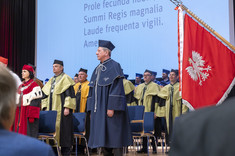 Uroczystość nadania tytułu doktora honoris causa prof. K. Matyjaszewskiemu,